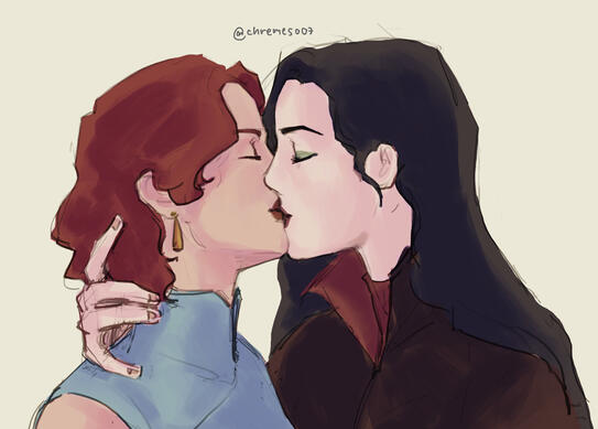 Asami x Ginger (TLOK) | request art